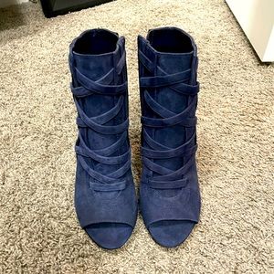 Vince Camuto open toe booties